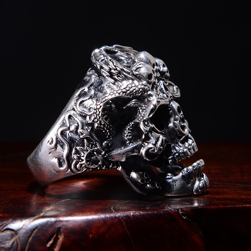 Stainless Steel Unique Punk Men Cool Ring