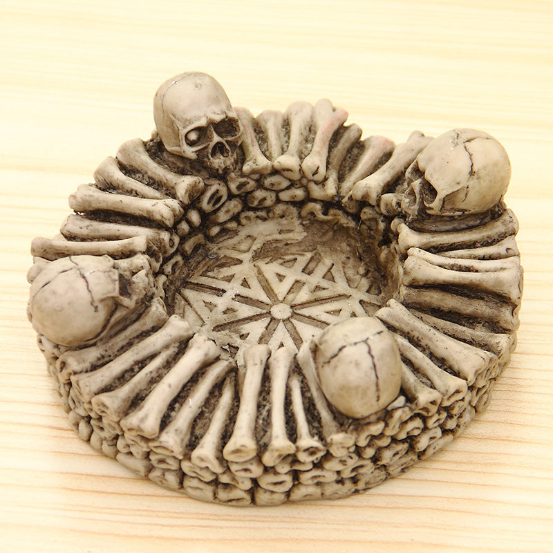 Resin Skull Ashtray Practical Smoking Accessories