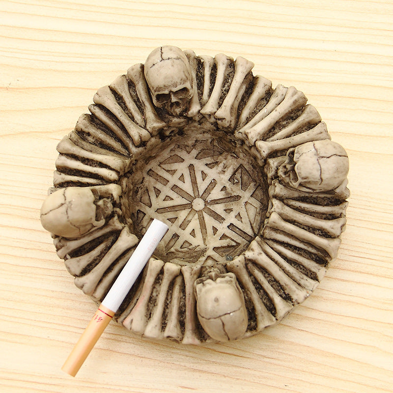 Resin Skull Ashtray Practical Smoking Accessories