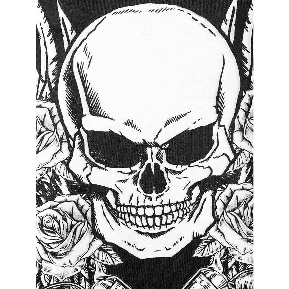 Women Tops Skull Print Cut Out Top Gothic dress, tanktop