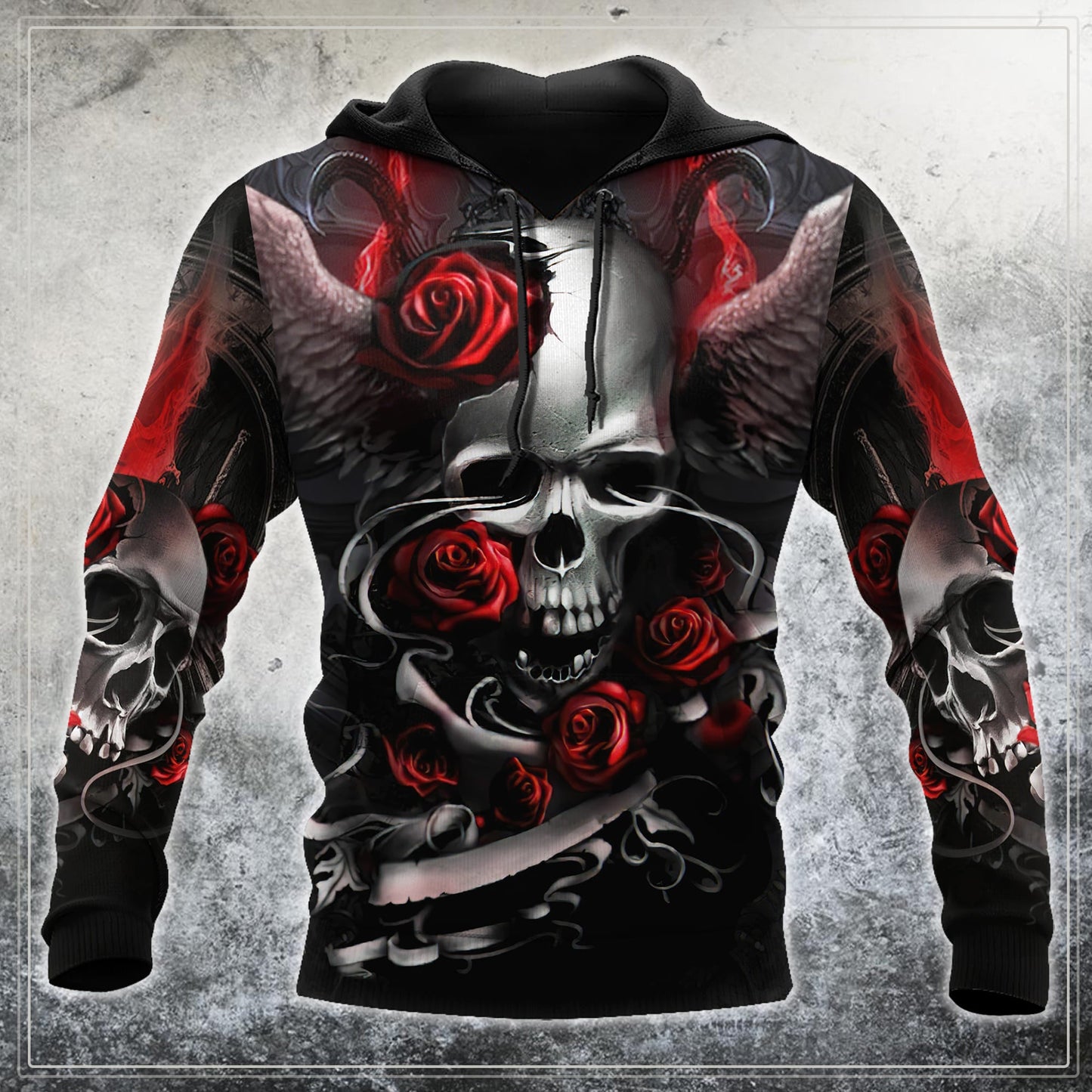 Skull And Roses Funny 3D All Over Printed Mens hoodies & Sweatshirt Autumn Unisex zipper Hoodie Casual Sportswear