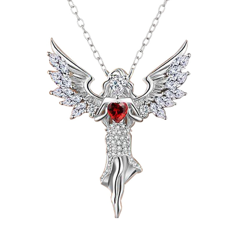 Exquisite Skull Necklace Personality Heart Fashion Party Necklace