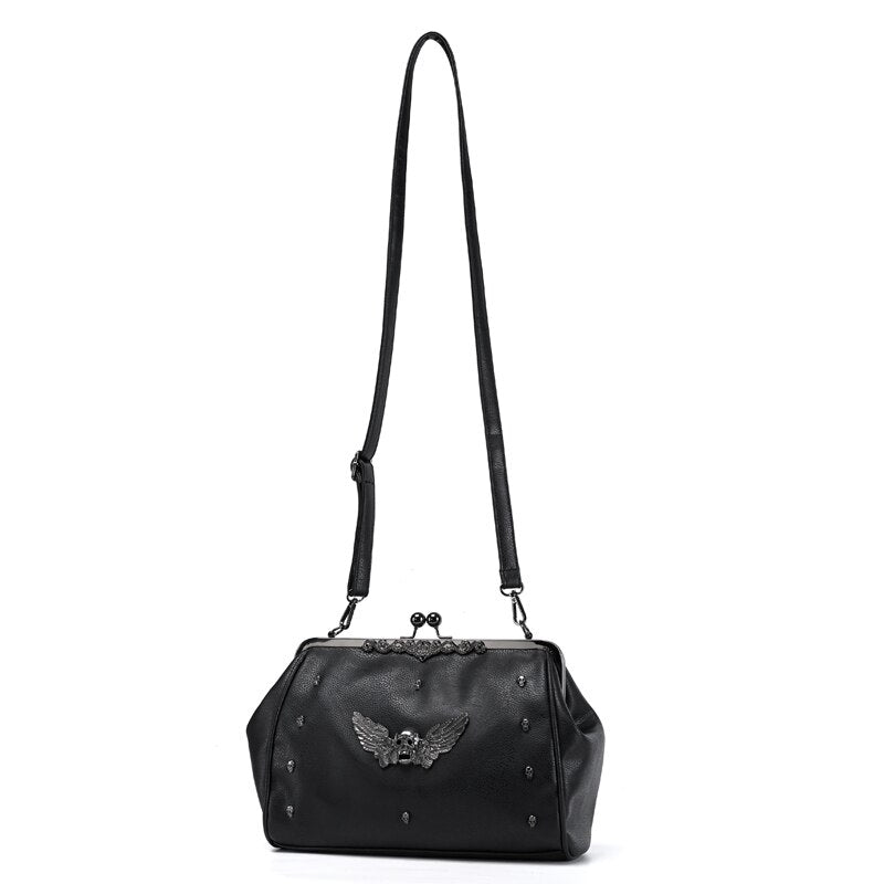 Halloween skull Handbags for Women 2022 Designer Luxury Skull Tote Bag Quality PU Leather Crossbody Bag Rivet Boston Shoulder Bag