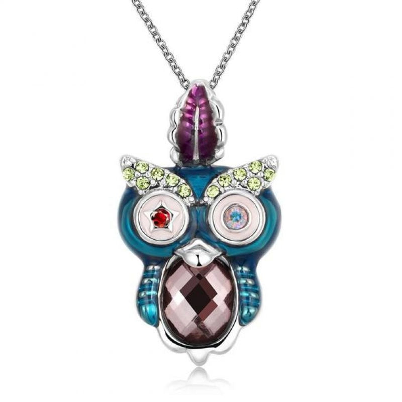 Exquisite Skull Necklace Personality Heart Fashion Party Necklace
