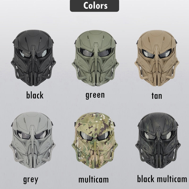 Tactical Full Face Mask Breathable Airsoft Paintball CS Wargame Sports Protective Mask Hunting Shooting Gear Accessoires