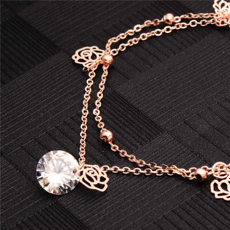 Fashion gold color barefoot anklets for women bracelet on the leg jewelry