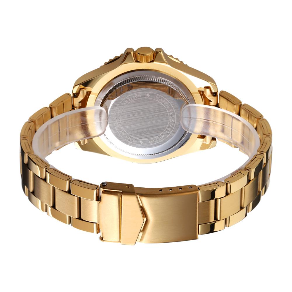 Men's Quartz Skull Watch Men Stainless Steel Skeleton Creative Watch