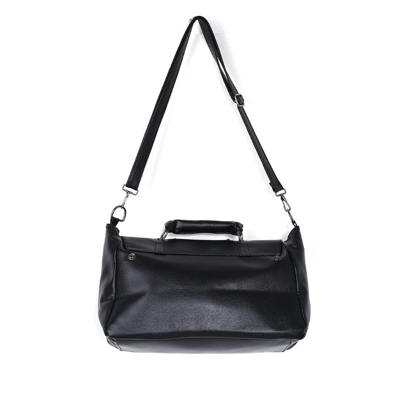 Gothic skeleton Punk Style Women Handbags Pu Leather Skull Tote Bag Black Large Capacity Shoulder Bag Halloween skull Luxury Crossbody Bags
