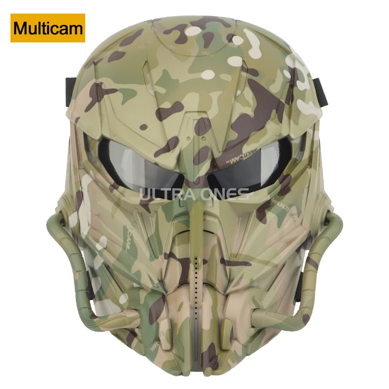 Tactical Full Face Mask Breathable Airsoft Paintball CS Wargame Sports Protective Mask Hunting Shooting Gear Accessoires