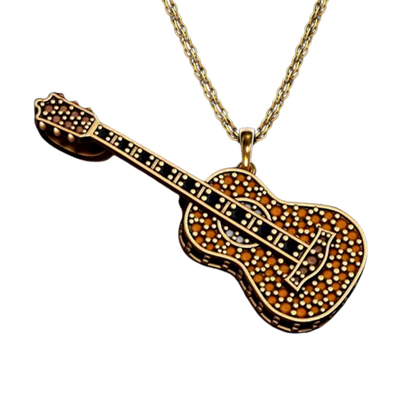 Exquisite Skull Necklace Personality Heart Fashion Party Necklace