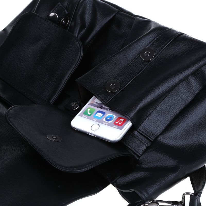 Gothic skeleton Punk Style Women Handbags Pu Leather Skull Tote Bag Black Large Capacity Shoulder Bag Halloween skull Luxury Crossbody Bags