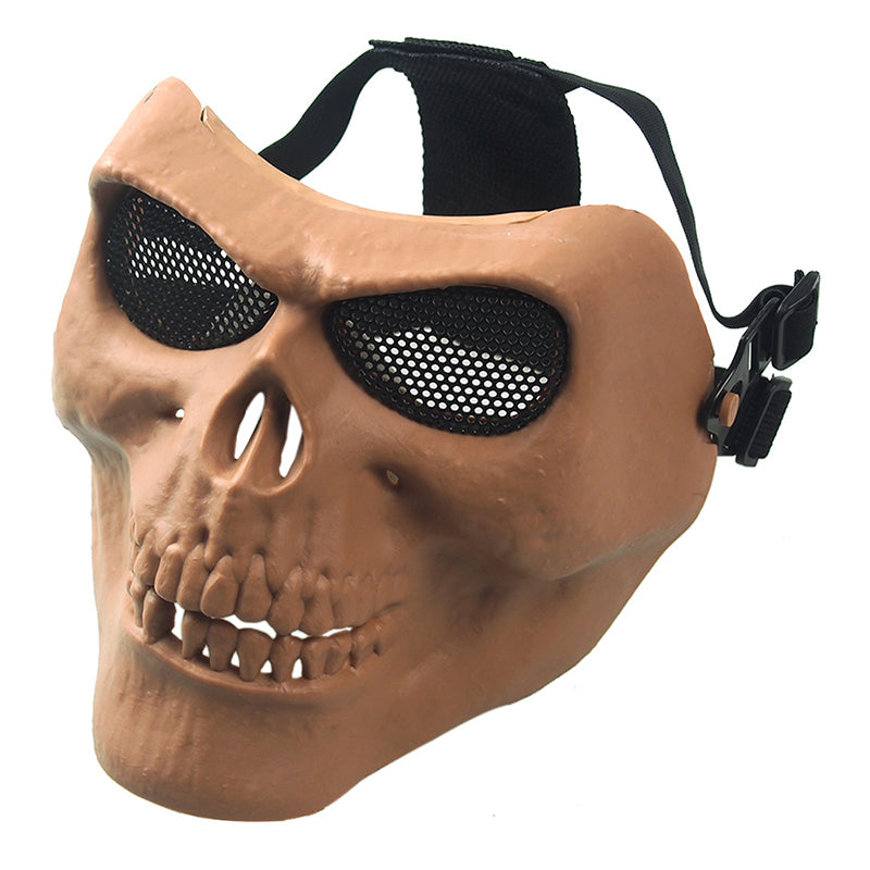 Latex Skull Mask Adult Full Head Face Breathable Halloween Mask