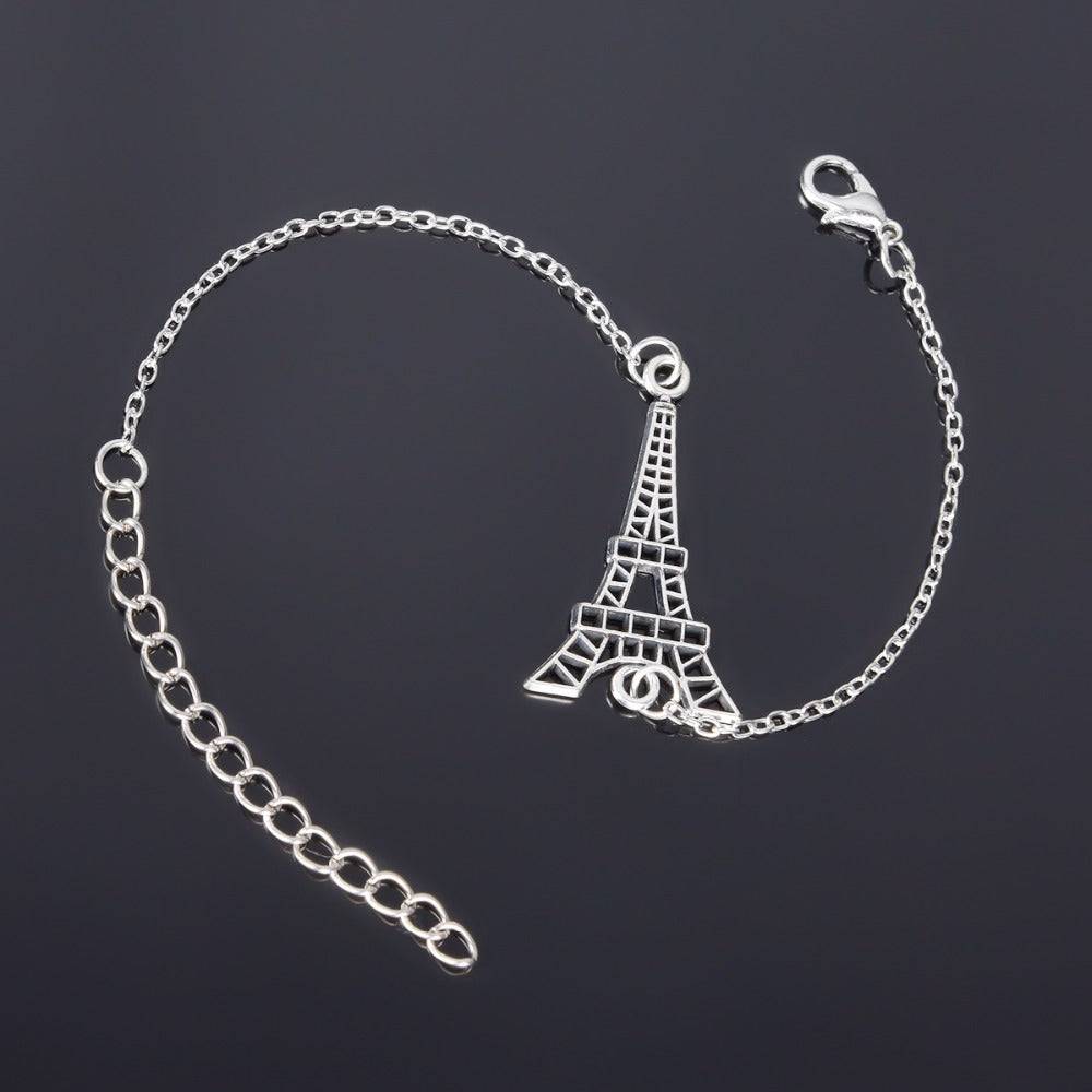 Simple Style Silver Plated Charm Bracelet Jewelry Gift Love Wedding Banquet Wholesale Top Quality