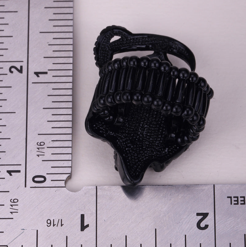 Skeleton skull ring stretch women biker jewelry halloween gift for women girls kids wholesale dropship