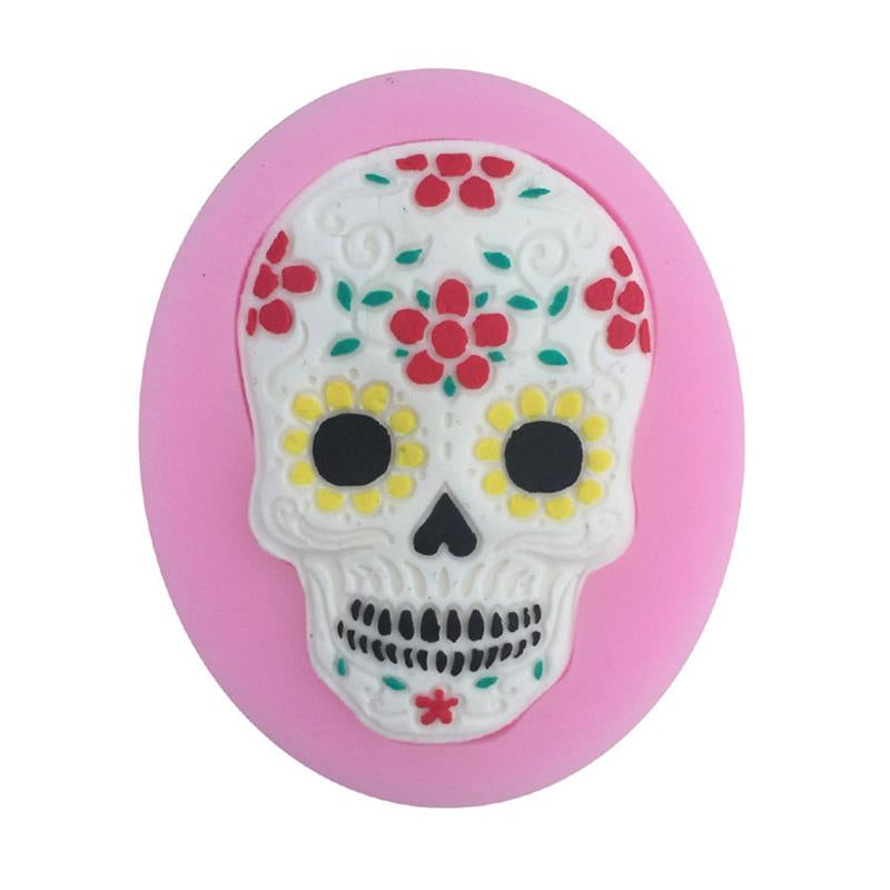 Skull Mold Halloween Fondant Cake Chocolate Decoration, skull cutter