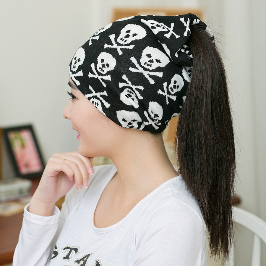 Knit Hat Winter Hats Skull Style Skullies & Beanies