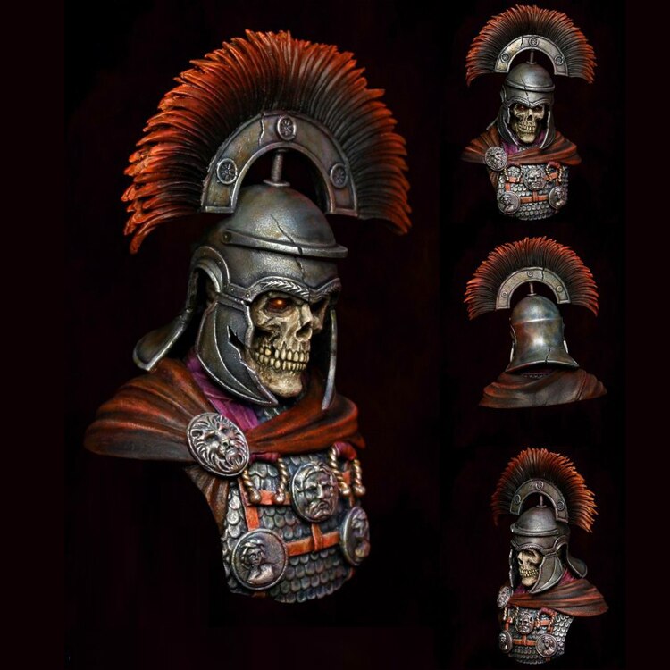 Unassambled 1/10 ancient Rome Centurion soldier bust Historical Resin figure miniature model Unpainted