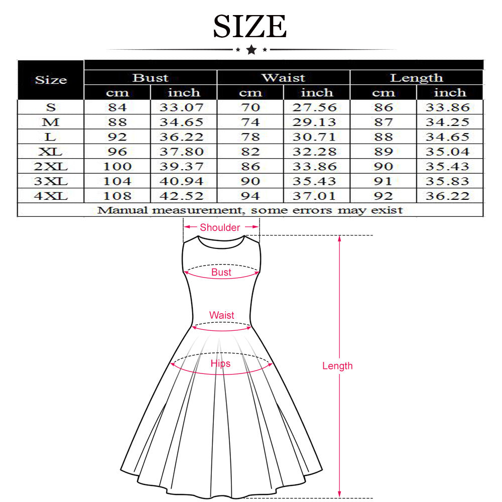Pink Skull Print Halloween Dress Women Autumn Vintage Dress