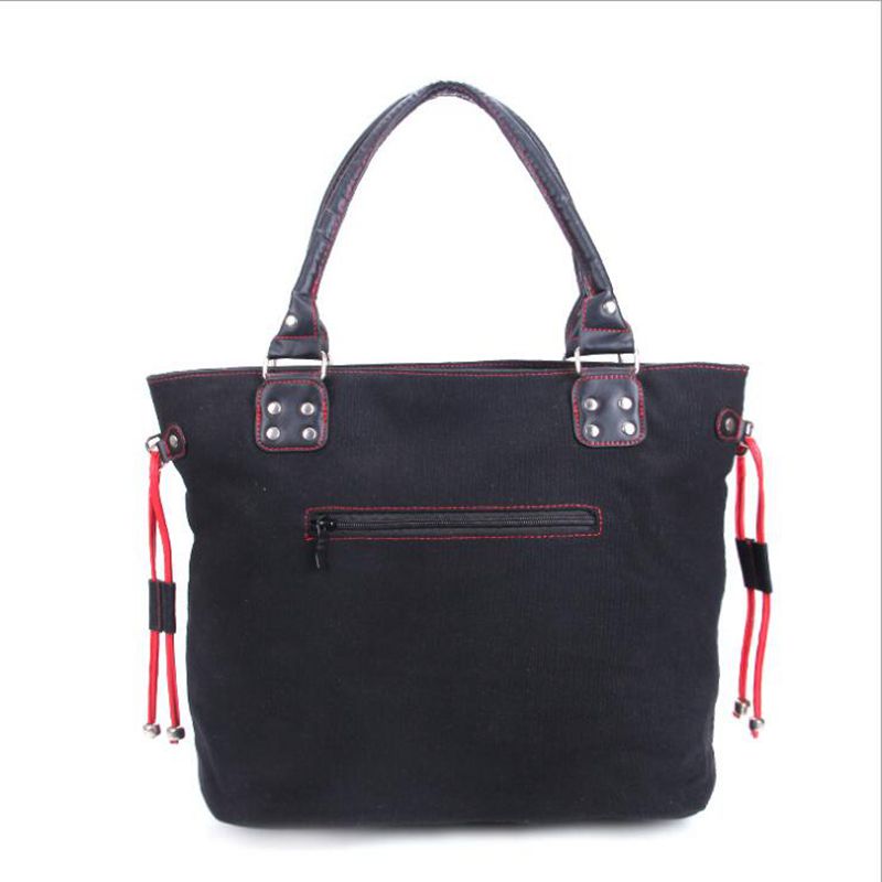 Women Lady Girl Sugar Skull Kitty Cat Candy Handbag School Shoulder Bag Gothic Punk Rockabilly