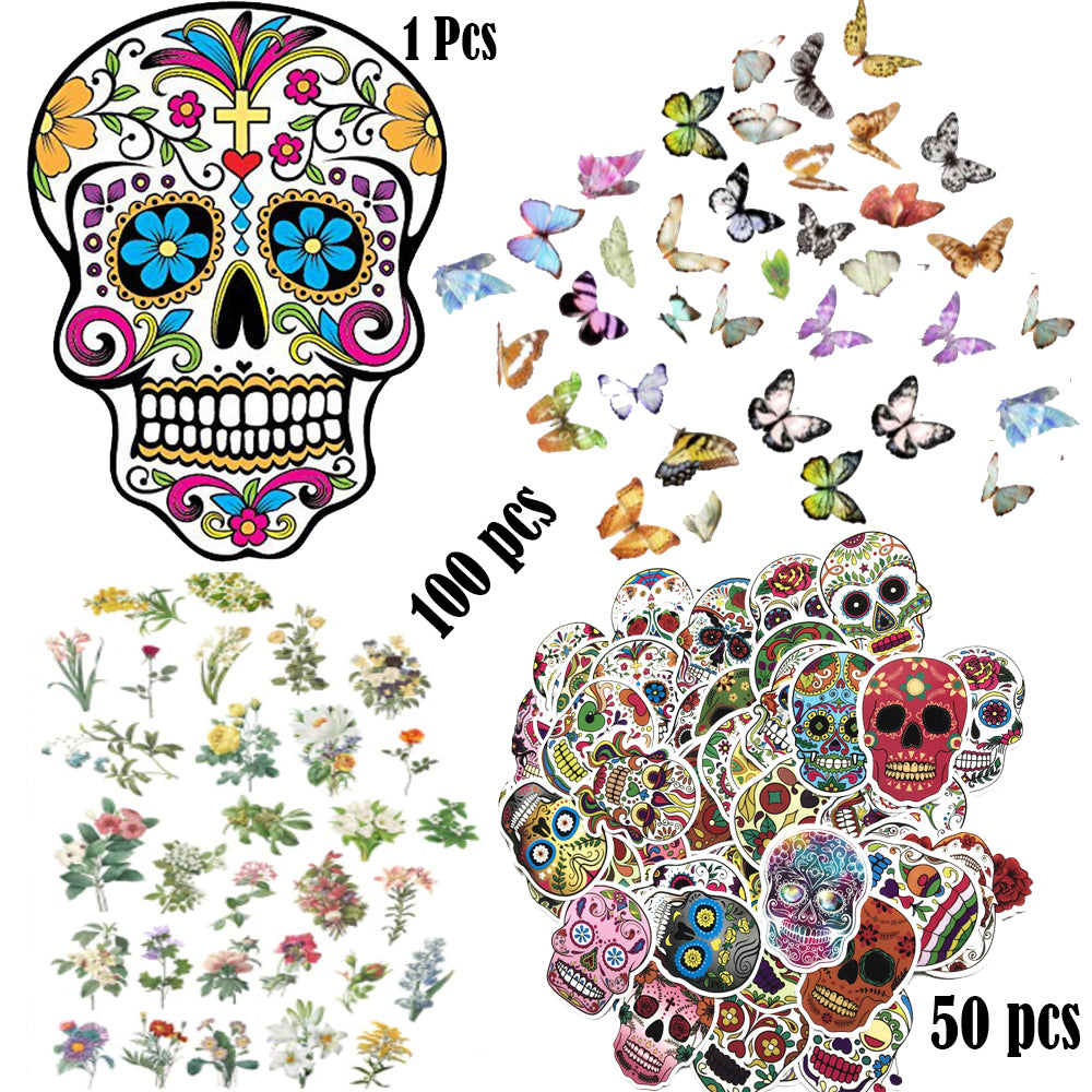 Sugar Skull Decal Kit - Mixer decal