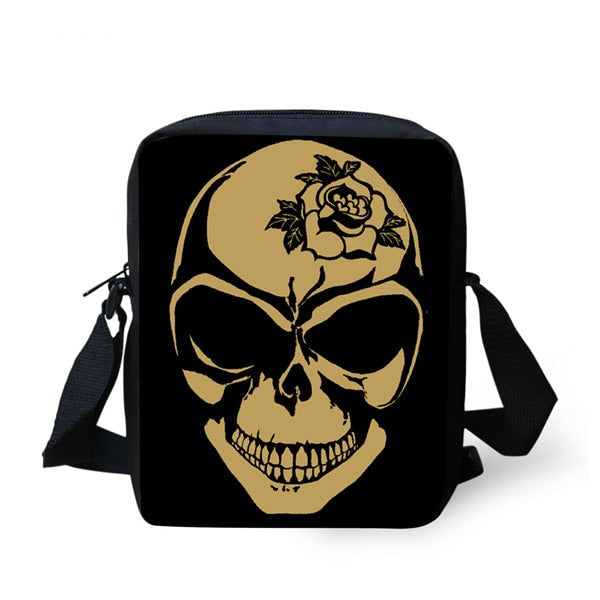 3D Skull Casual Shoulder Bags For Women Small Messenger Bag Woman Handbags Mini Cross-body Bag Mini Mochila Infantil