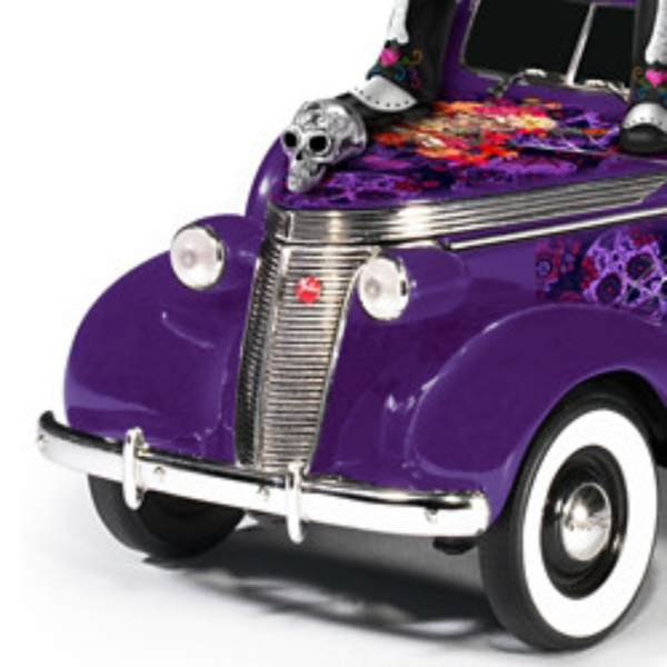 Sugar Skull Hearse Sculpture By Blake Jensen