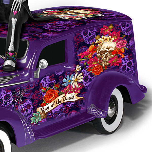 Sugar Skull Hearse Sculpture By Blake Jensen