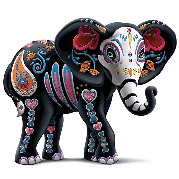 Blake Jensen "Celebration Of Luck" Sugar Skull Figurine