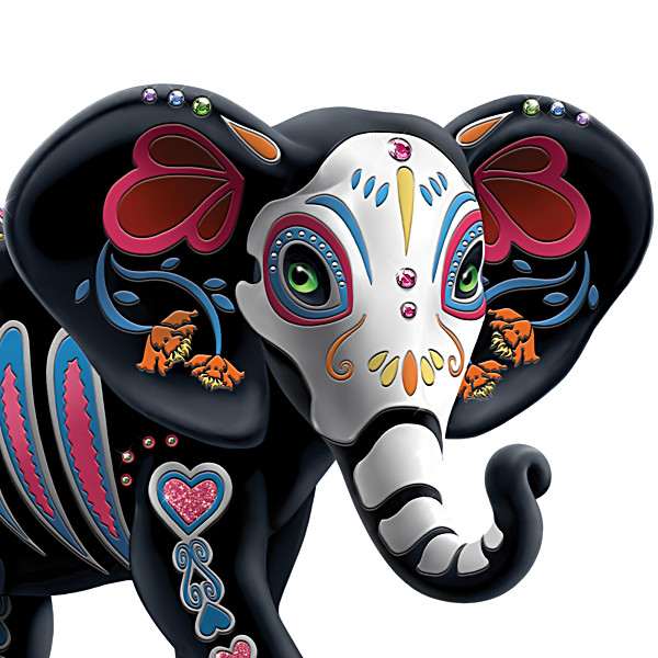 Blake Jensen "Celebration Of Luck" Sugar Skull Figurine