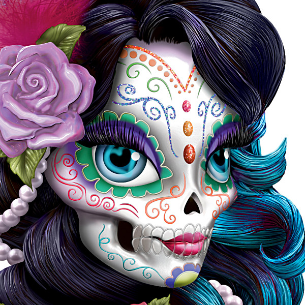 Blake Jensen "Spirit Of Love" Sugar Skull Figurine