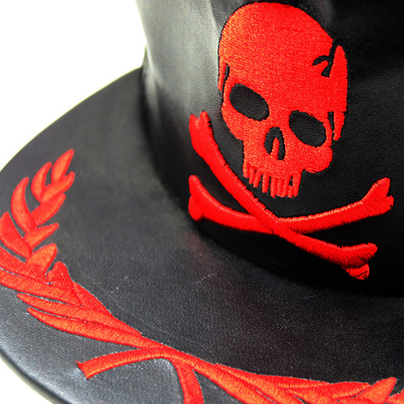 Unisex Hip Hop Hats Skull Metal Plain Snapback Caps Men Casual Outdoor Sun Hat Baseball Cap Flat-brimmed Hat