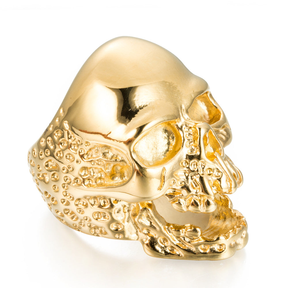 Walking Evil Skull Ring 316L Stainless Steel