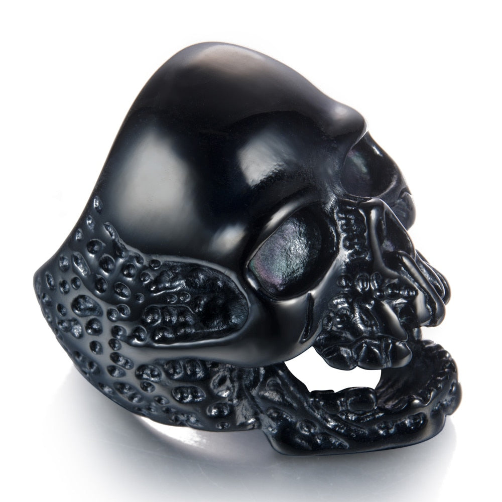 Walking Evil Skull Ring 316L Stainless Steel