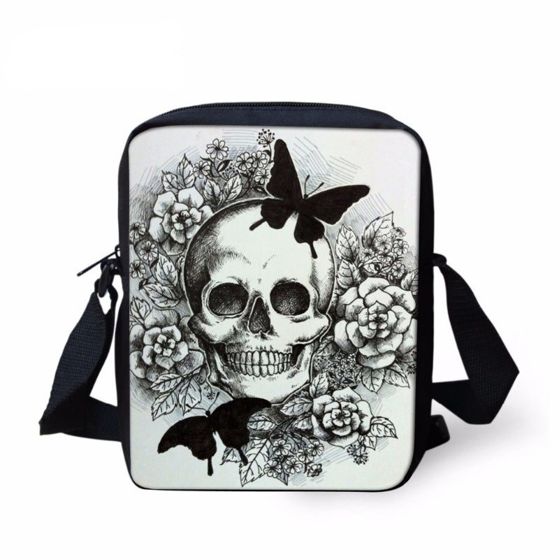 3D Skull Casual Shoulder Bags For Women Small Messenger Bag Woman Handbags Mini Cross-body Bag Mini Mochila Infantil