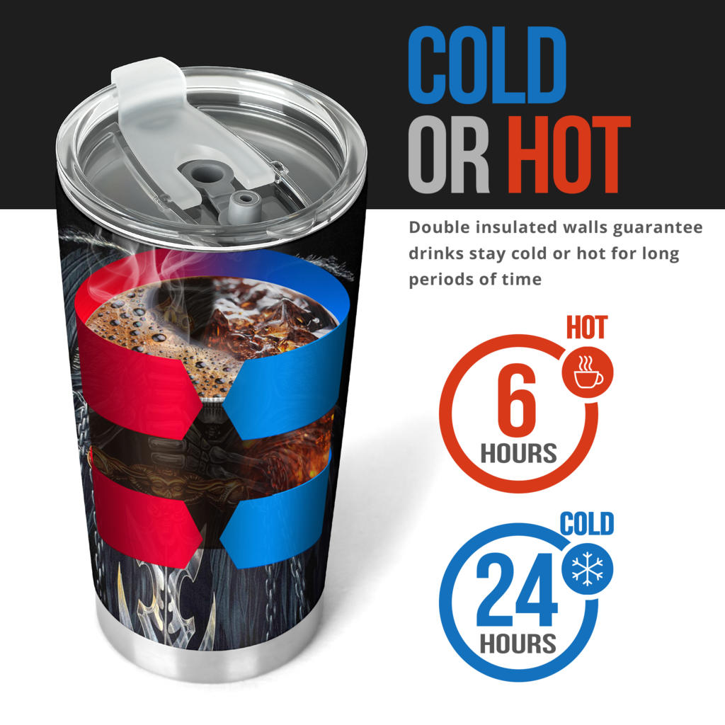 Death skull beer mug, flame skull cup, skull in fire freezer Mug, halloween tumblr, punisher skull travel mug, flower skull freezer Mug