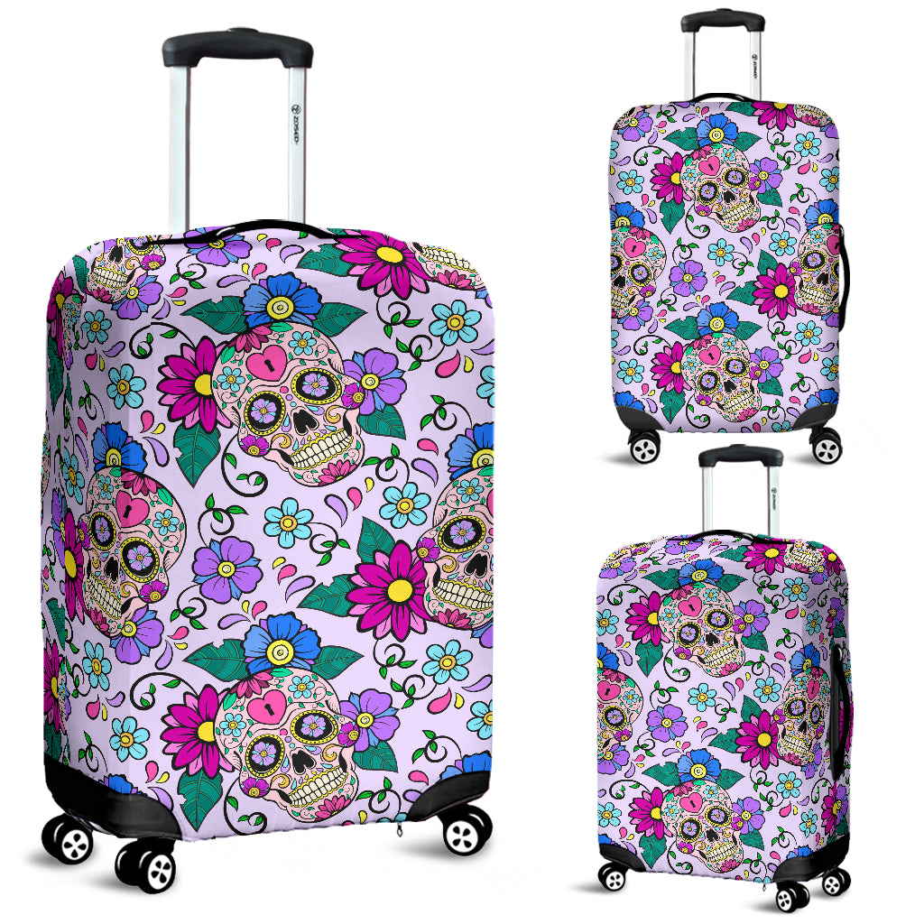 Sugar skull Luggage covers