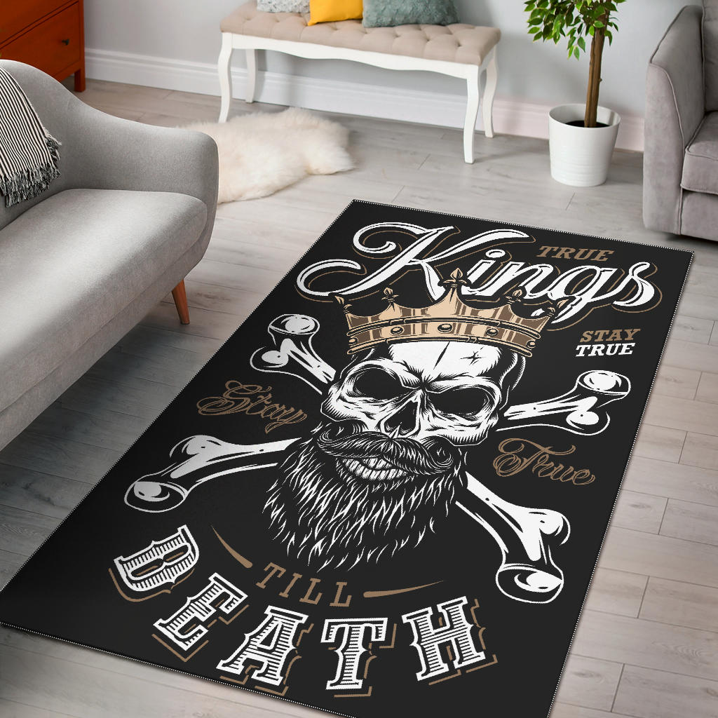 King skull are rug skull mat carpet