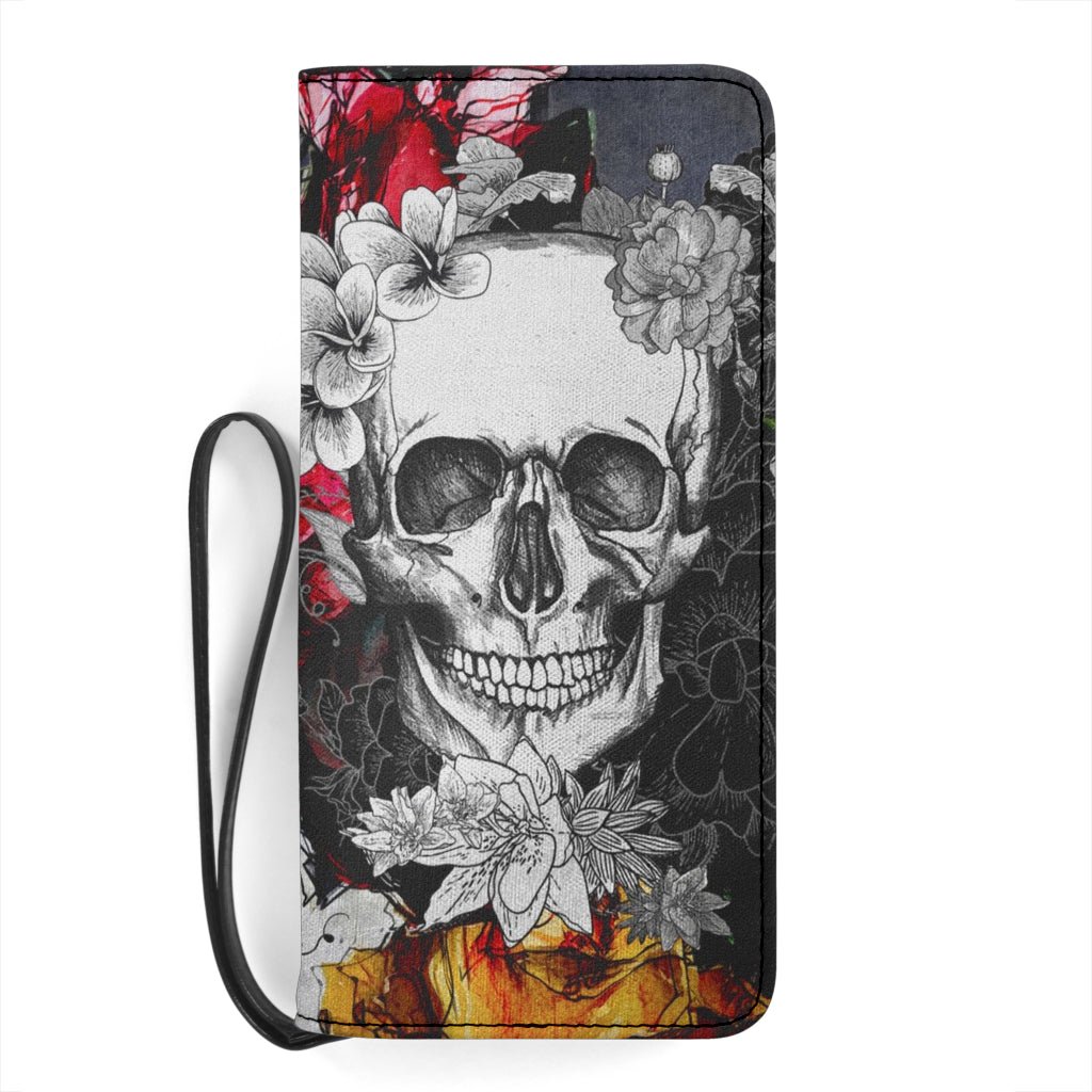 Sugar skull purse wallet