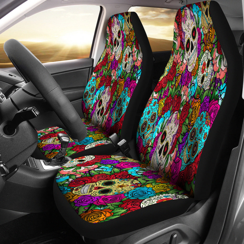 Sugar Skull Seat Covers