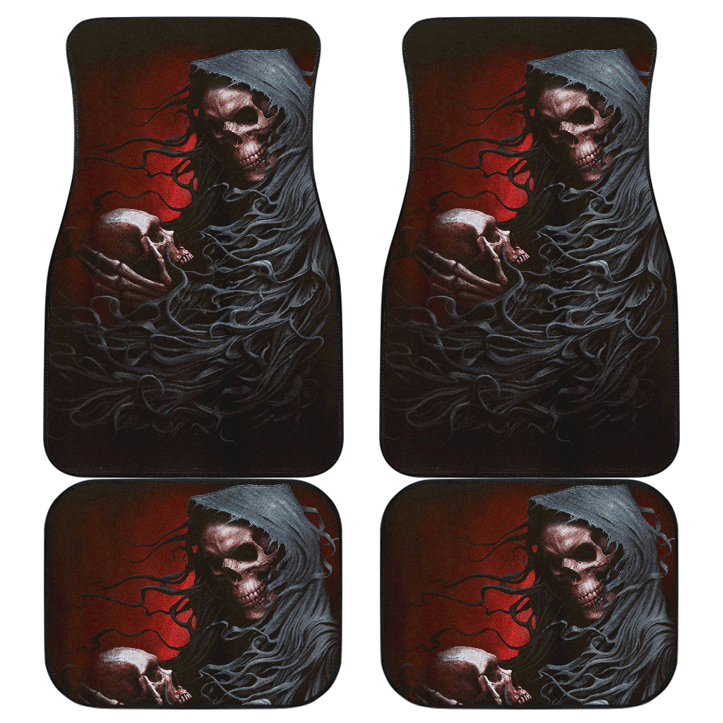Set 4 pcs skull car mats