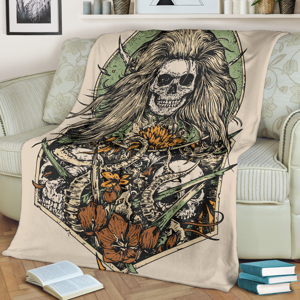 Skull premium blanket