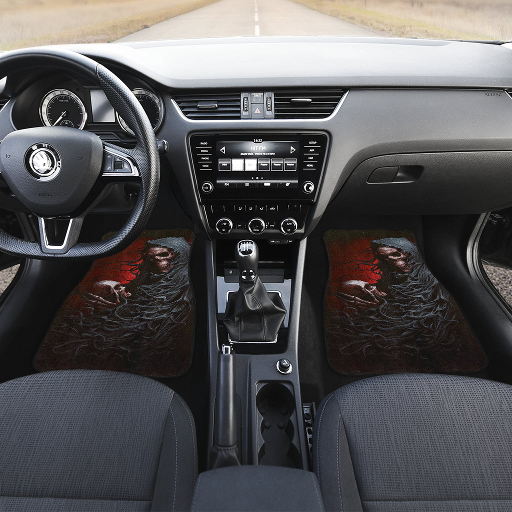 Set 4 pcs skull car mats