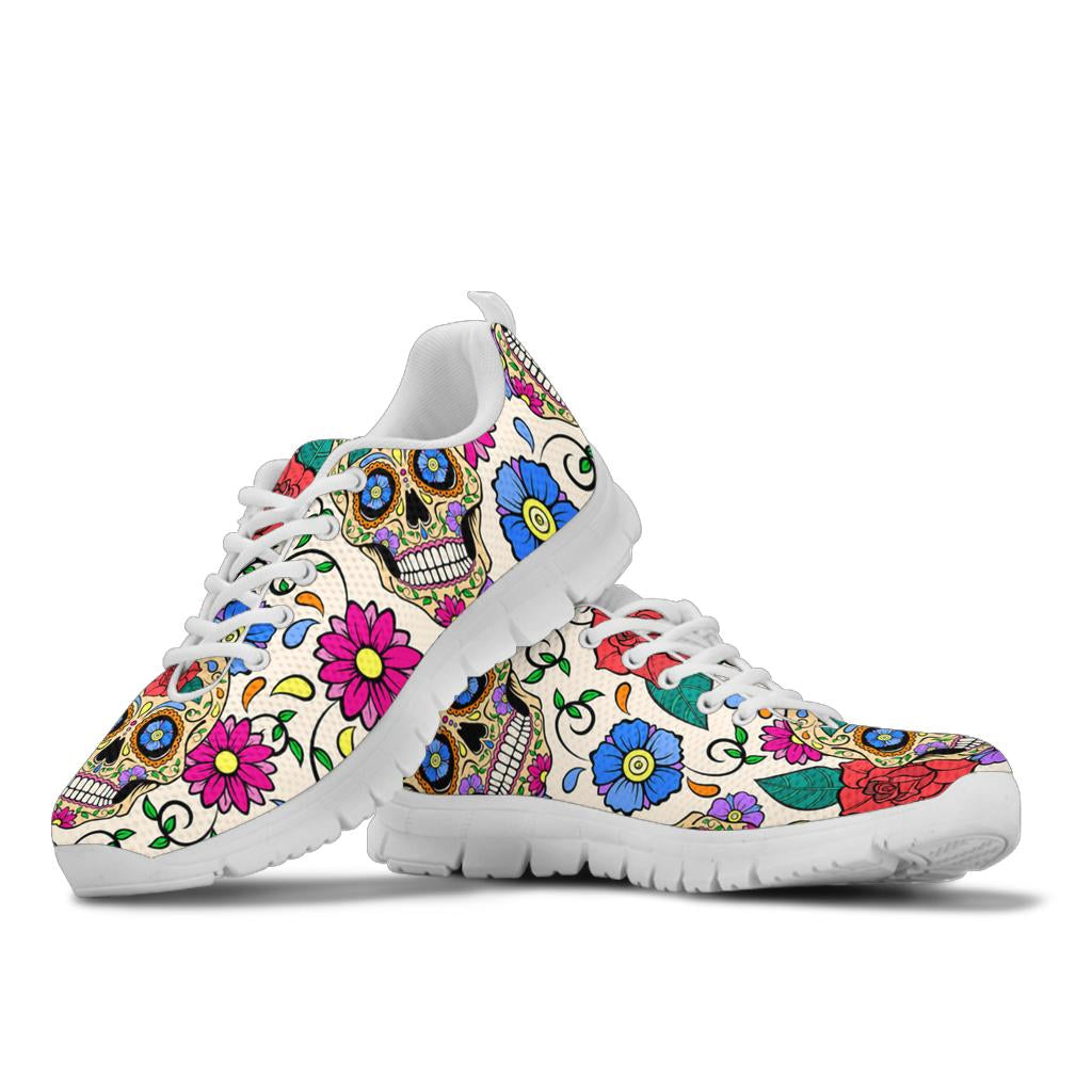 Sugar skull sneakers