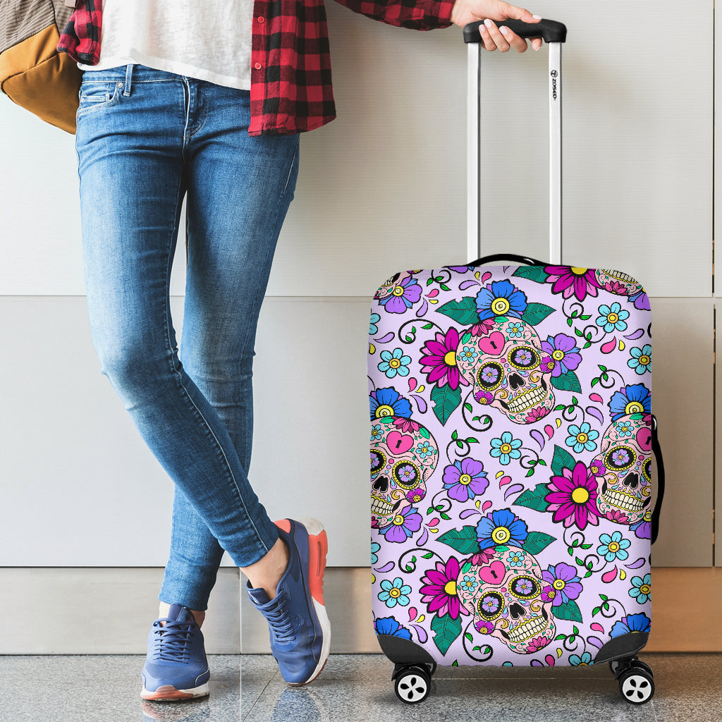 Sugar skull Luggage covers