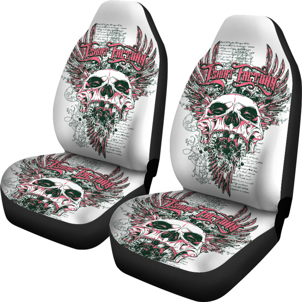 Skull seat cover for car - truck