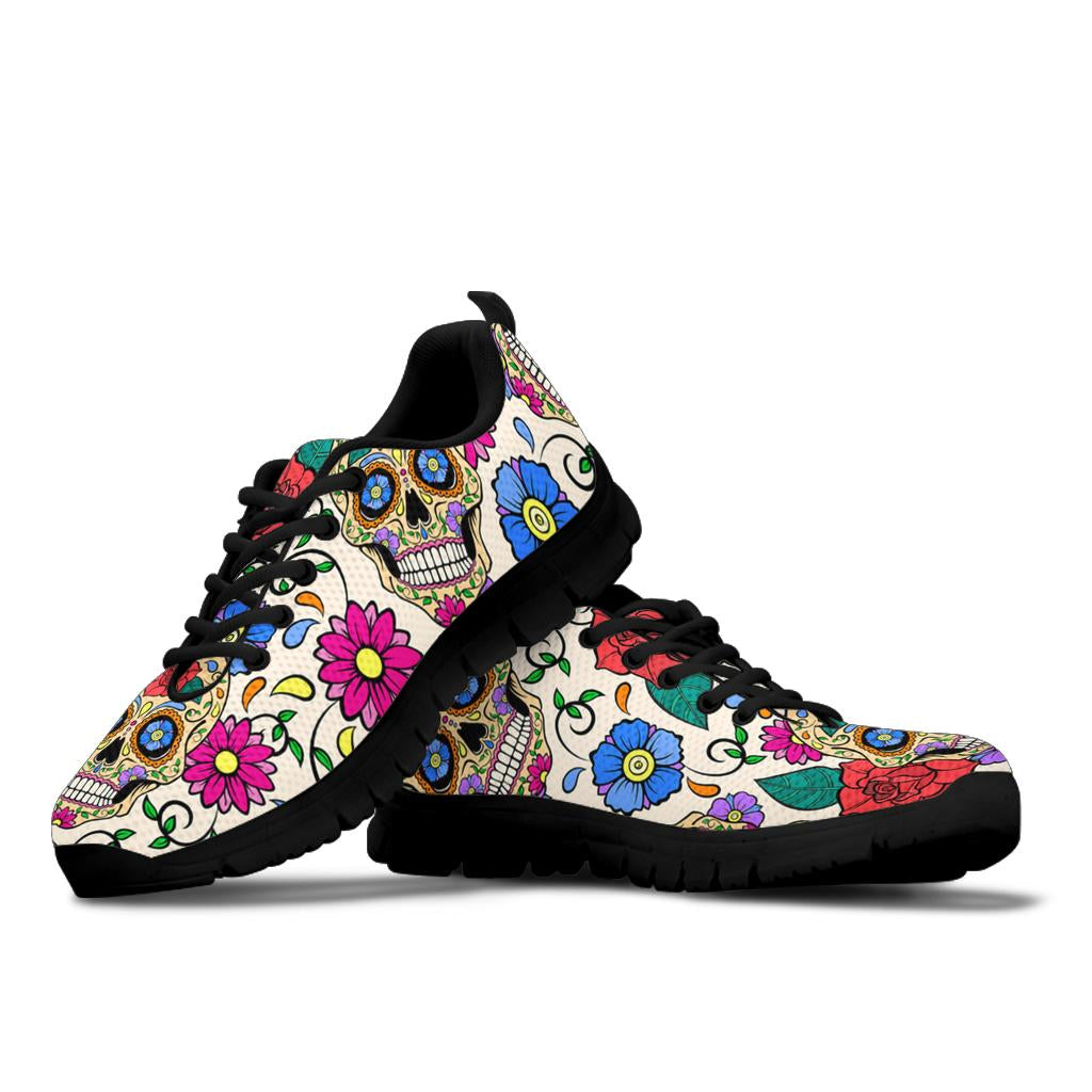 Sugar skull sneakers