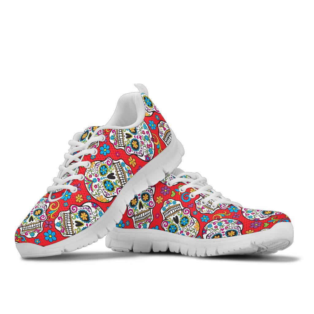 Sugar skull sneaker shoes