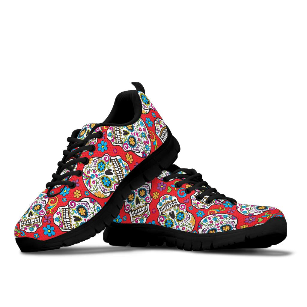 Sugar skull sneaker shoes