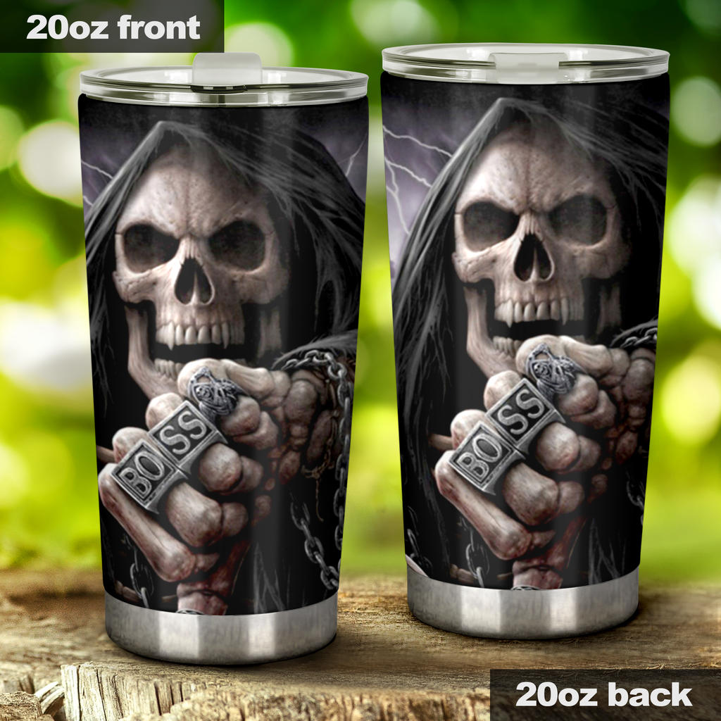 Halloween tumbler cup mug, flame skull tumbler, halloween tumbler cup mug, skeleton mug, floral skull tumbler, flower skull tumbler