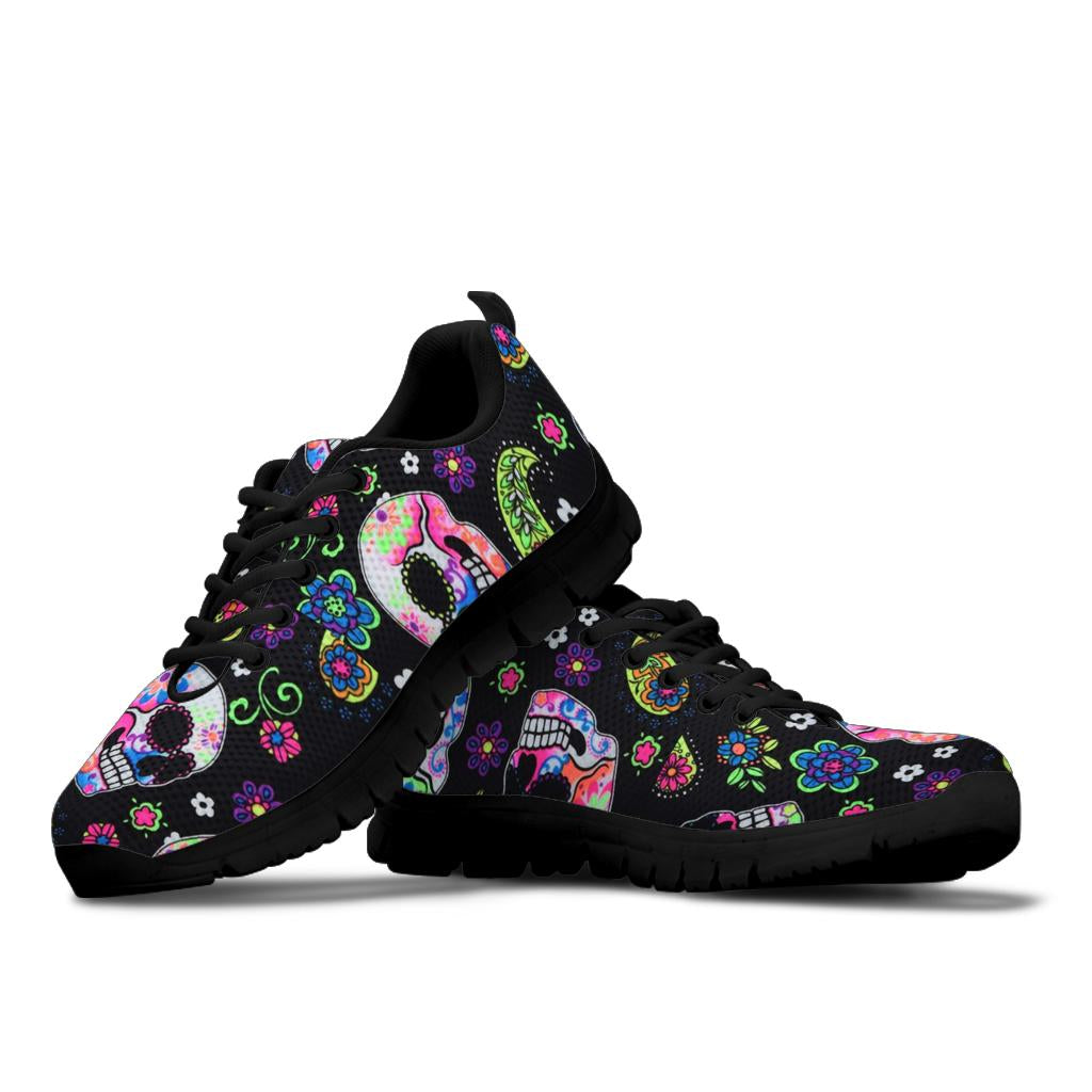 Sugar skull sneakers shoes